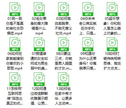 陆琪《宅女脱单：宅女家中呆，男人天上来》13节